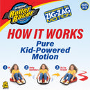 Flying Turtle Sit Skate Racer for Kids, Red