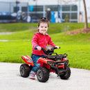 Red Electric Battery-Powered ATV 4-Wheeler Ride-On Toy for Toddlers 18-36 Months
