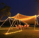 Dual Power Globe String Lights, 32.8 FT with 80 LEDs