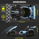 24V 2x150W Drift Go Kart for Kids with Adjustable Seat✨