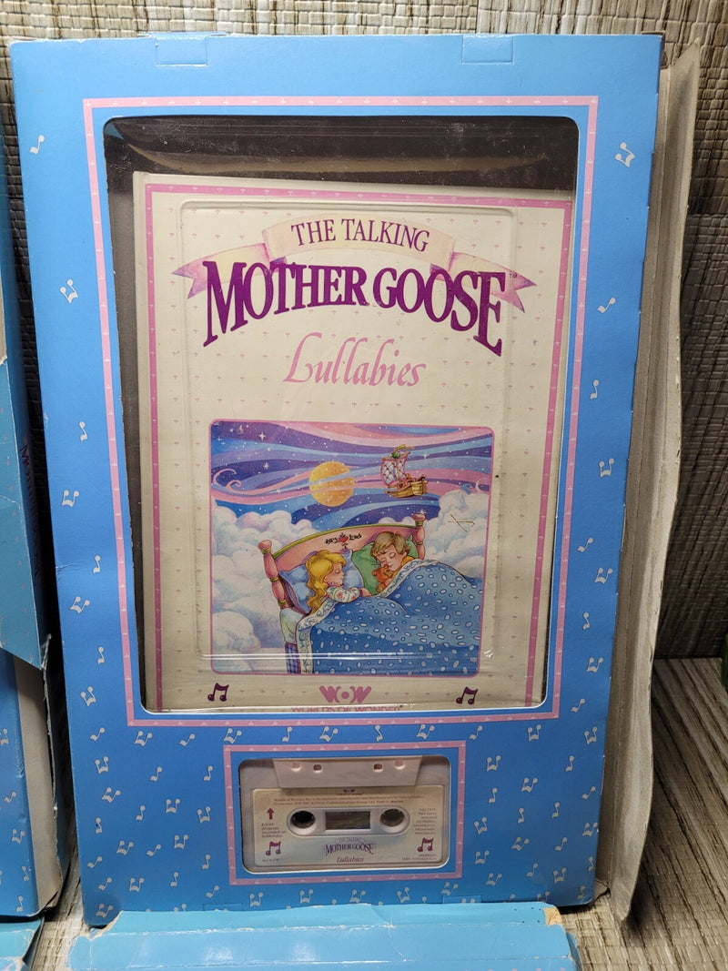 Worlds of Wonder Bonnet and Bow Set with Mother Goose 3-Book and Cassette Collection