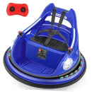 Electric Blue Bumper Car for Kids - 12V with Remote - Max Speed 1.9MPH
