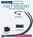 NEOGET 128dB Dual-Tone Automotive Horn Set with 1-to-2 Splitter