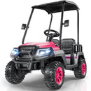 24V Electric 4-Seater Golf Cart for Kids with 4WD