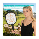 Dual Electric Fly Swatter Set in Black and Gray, Battery-Powered Bug Zapper