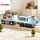 Electric Action Train Engine for Track Playset