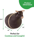 Rodeo Bouncy Bull Toy - Fun Ride-On Animal for Children Aged 3 and Up