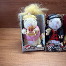 Set of 3 Vintage Dancing Hamsters - Birthday Girl, Maverick, Jimbo