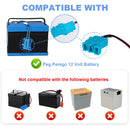 12V Charger for PegPerego John Deere Ground Force Tractor Battery