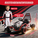 Kids 24V 400W Electric Drift Go Kart with Roll Cage and Rear Suspension