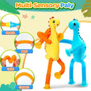 Dinosaur-Themed Airplane and Car Playset for Toddlers and Kids