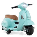 Green 6V 3-Wheel Electric Motorcycle for Kids by Vespa