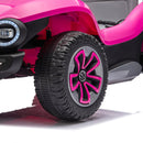 12V Licensed Pink Volkswagen Beetle Electric Ride-On Car for Kids, Speeds of 1.5-2.5MPH