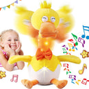 13" Interactive Eggshell Dancing Duck that Mimics Your Voice