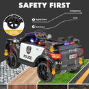 TOBBI Kids Police Car Ride-On with Remote Control for Parents