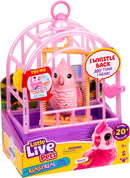 Voice-Repeating Talking Bird Toy – Rosie with Cage, Perfect for Kids Ages 5-7
