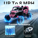 24V 2-Seater Electric UTV Ride-On Car for Kids with Remote Control, LED Lights, and Music