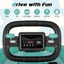 6V Electric Bumper Car for Kids with Dual Speed and Convenient Back Handle