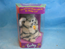 1998 Tiger Electronics Gray with Tiger Stripes and Green Eyes Model 70-800
