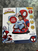 ImaginAir Spider-Man Superheroes 6V Bumper Car for Kids Ages 18 Months to 4 Years
