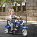 3-Wheel Electric Motorcycle for Kids, Blue