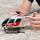 Maxx Action Chrome Rescue Vehicle Set: Firetruck, Police Car, and Helicopter