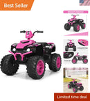 Pink 12V Kids ATV - Perfect Electric Ride-On for Exciting Adventures