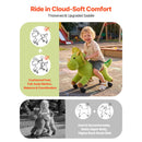 Dinosaur Ride-On Toy for Kids Ages 3 and Up, Battery-Free with Sounds, Supports Up to 88 lbs