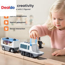 Electric Action Train Engine for Track Playset