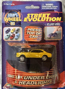 Agglo Smart Wheel Street Evolution Vintage Yellow 1/64 Die Cast Car with Light Up Feature