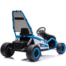 24V 400W Children's Electric Drift Go-Kart with Roll Cage, Safety Harness, and Bluetooth