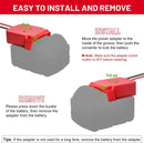 18V Battery Adapter for Power Wheel RC Car with Red LED Work Light Switch