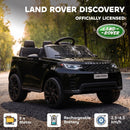 12V Kids' Ride-On Land Rover Electric Car in Black