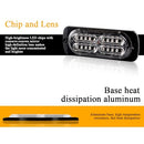 8-Pack Green Grill Flashing Lights for 12-24V Trucks and Vehicles