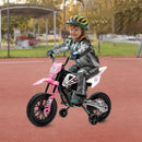 12V Kids Electric Ride-On Motorcycle with Twist Grip Throttle