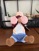 Gemmy Christmas Dancing Pig Plush Toy with Santa Hat - "Pretty Girls Walk" Song