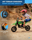 Hiboy DK2 Electric Dirt Bike for Children Ages 3-7, 3-Speed Ride-On Motorcycle
