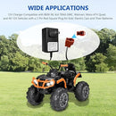 12V Charger for Kids' ATV Ride-On Toys Compatible with BMX X6 and Kid TRAX