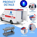 Interactive Ambulance Toy for Boys Aged 3-5 with Flashing Lights and Sound Effects