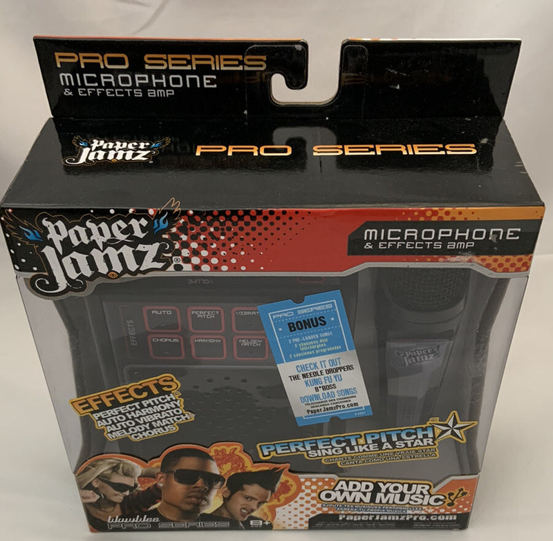 Paper Jamz Pro Series Microphone with Built-in Amp and Sound Effects