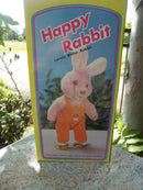 Vintage Pink Rabbit Roller Skates Toy for Easter Fun