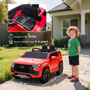 Chevrolet 12V Electric Ride-On Car for Kids in Red