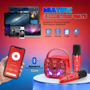 Compact Karaoke Toy for Kids: Fun Birthday Present for Ages 4-6 in Red