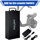 60V 20Ah Power Battery for Fat Tire Electric Scooters (100W - 2000W)