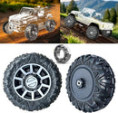 Set of 2 - 33CM/13'' EVA Solid Tires for Power Wheels Ride-On Vehicle Alligator