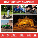 12V Power Adapter for Kids Ride-On Vehicles with Fuse and Switch