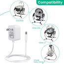 Graco DuetSoothe & Simple Sway Baby Swing 5V Power Charger - White