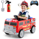 12V Electric Police Car Ride-On for Kids with Adjustable Speed Settings