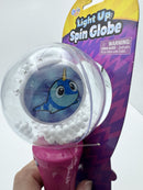 Illuminated Twirling Globe Toy with LED Lights & Snow Sensation by Grin Studios