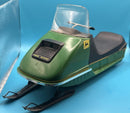Vintage Normatt Battery Operated John Deere Sled Snowmobile *Read